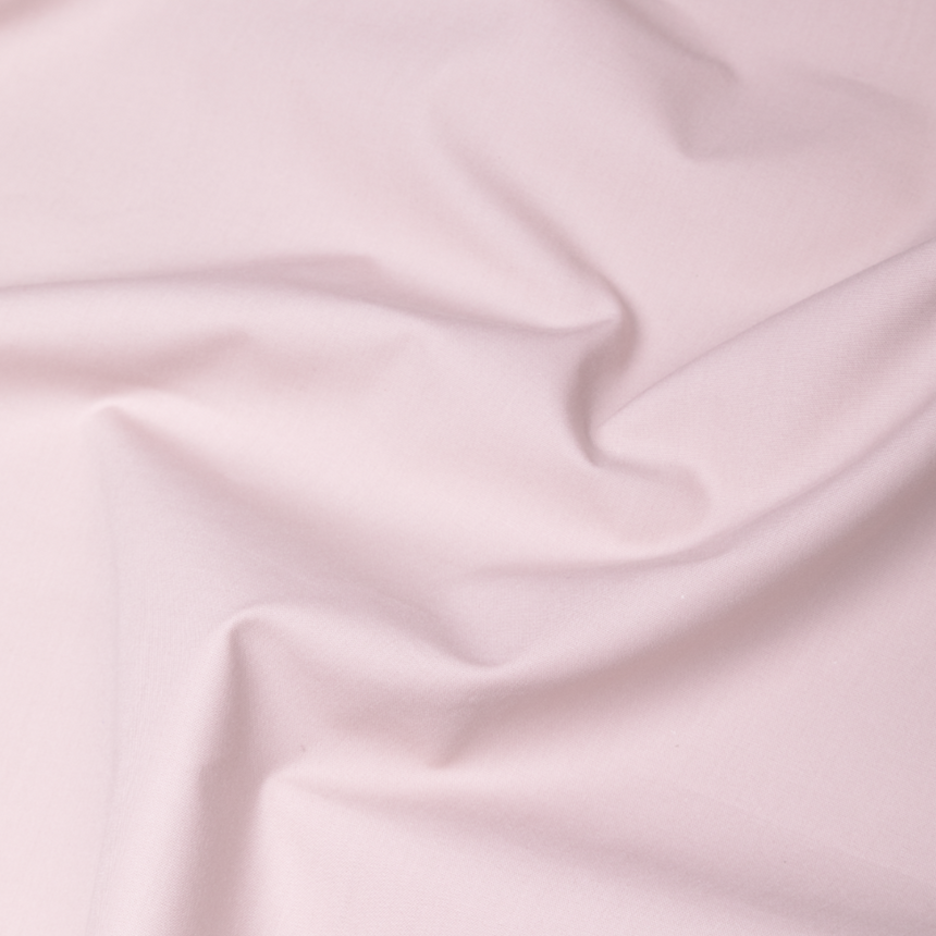 (Percale 200 tc) Fitted sheet  - ASH PINK