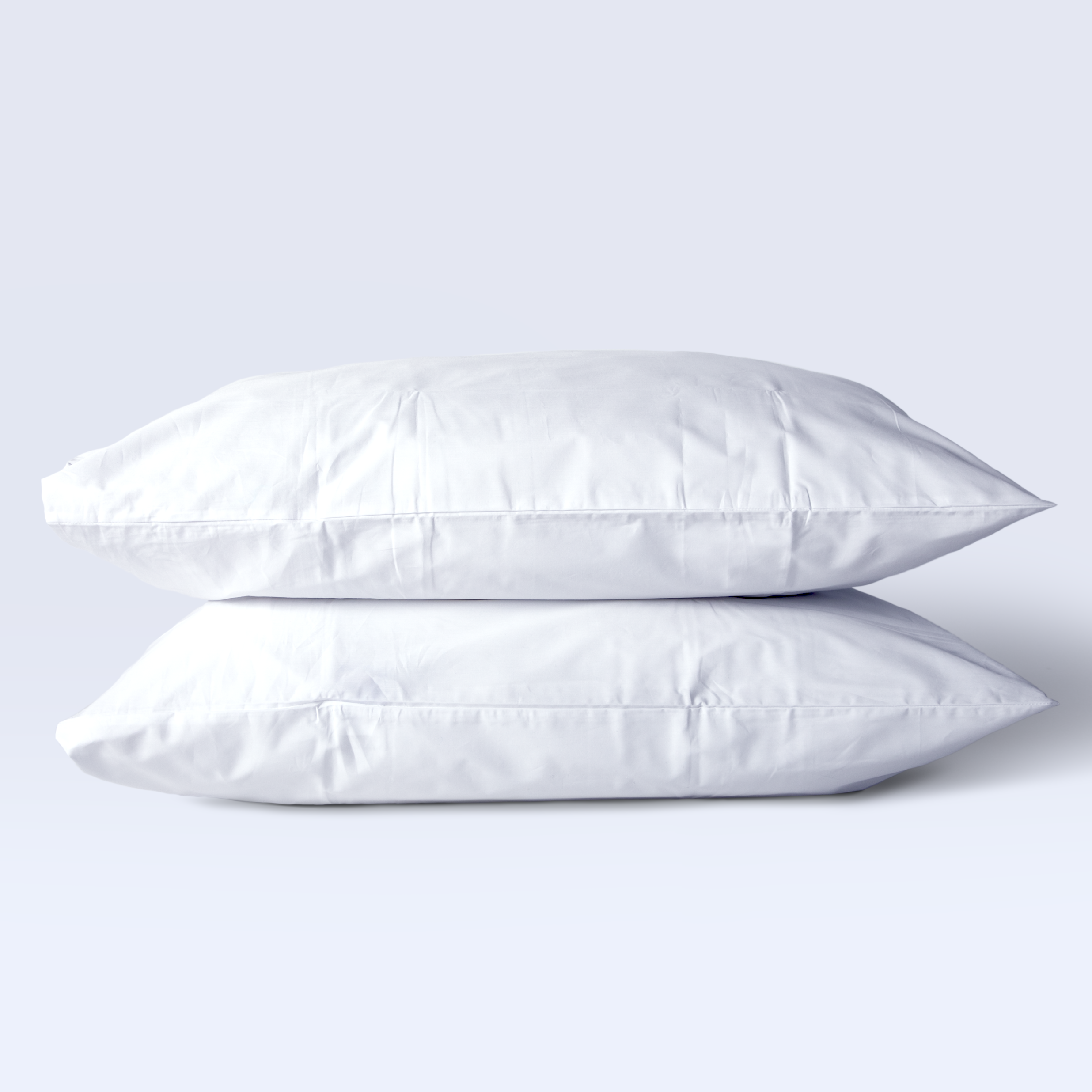 Funda de almohada de percal 100% algodon 200 hilos Color Blanco Talla  almohada 40x70