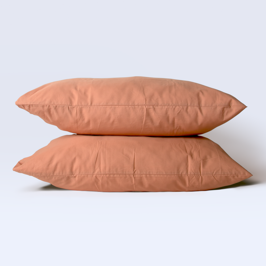 (Percale 300 TC) Pillow cases (x2) - TERRA